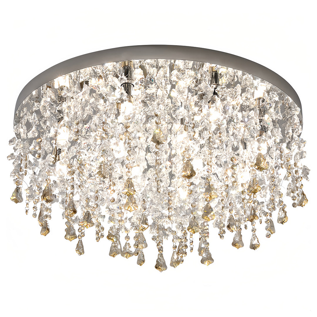 Unique Crystal Chandeliers French LED Creative Ceiling Light