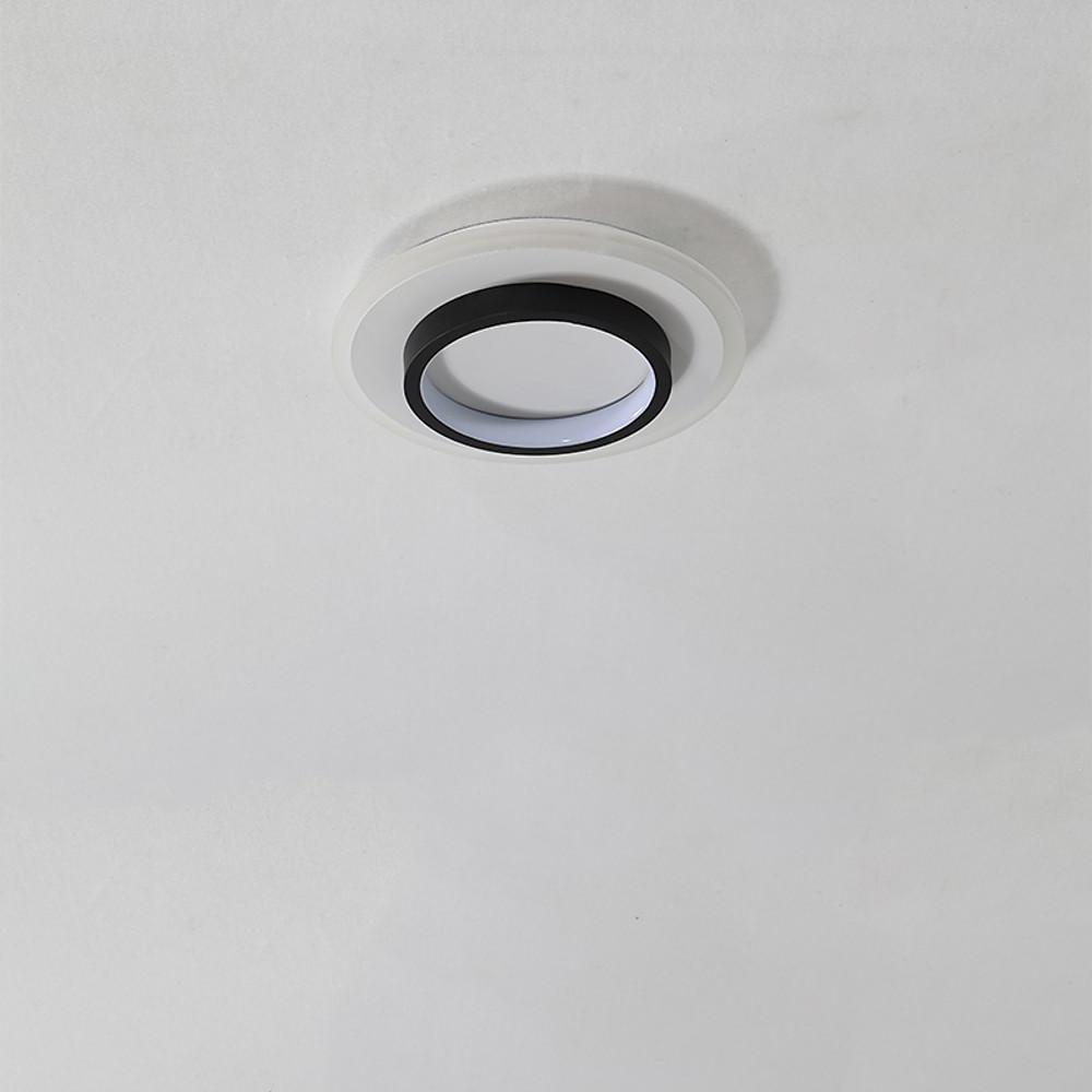 Modern Layered LED Light Ring Ceiling Fixture | Flush Mount 3 Circle Lamp
