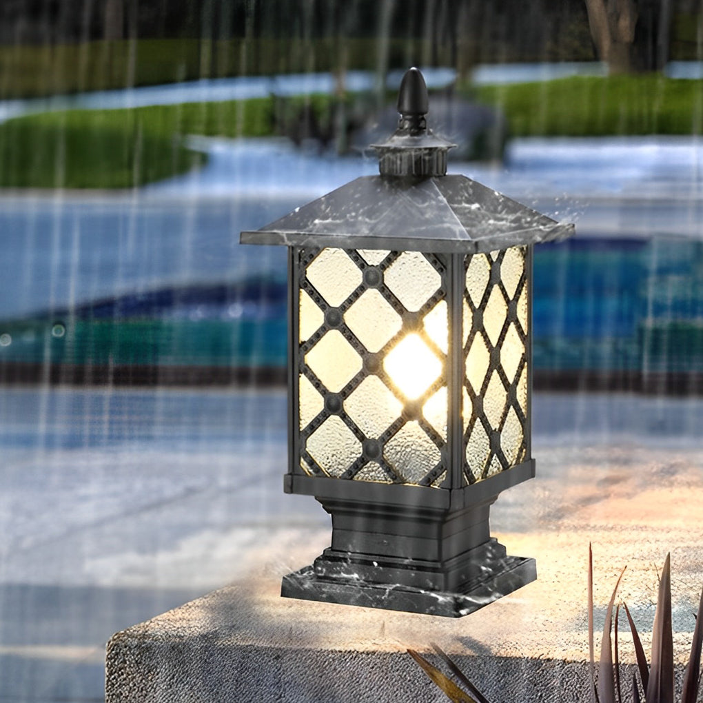 Street Light Pillar Retro Creative Waterproof Modern Outdoor Light