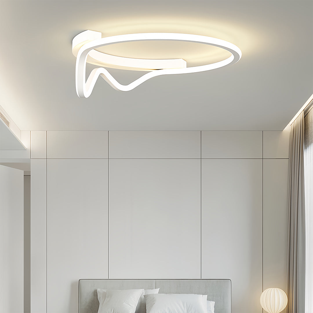 Geometric Flush Mount Light Minimalist Personality LED Design Light