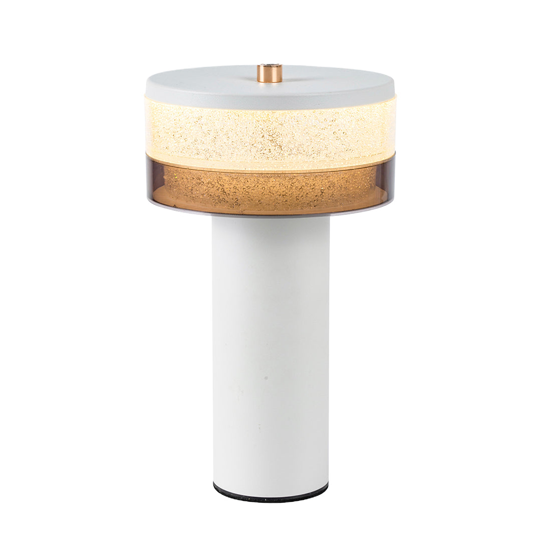 Cylindrical Table Lamp Stylish Nordic Sleek Decorative Iron Light