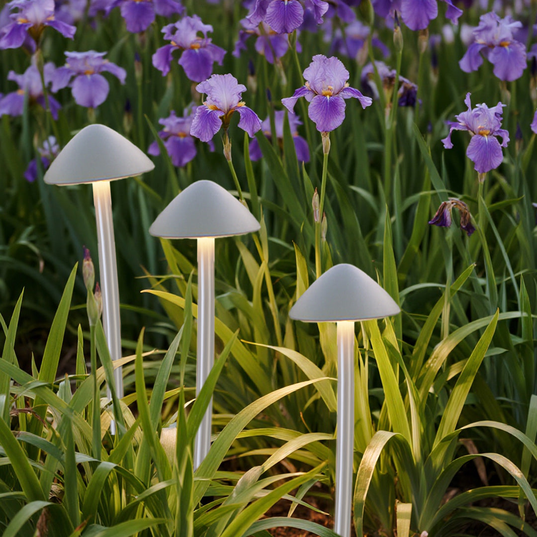 Mushroom Garden Lights Modern Simple LED Metal Landscape Light