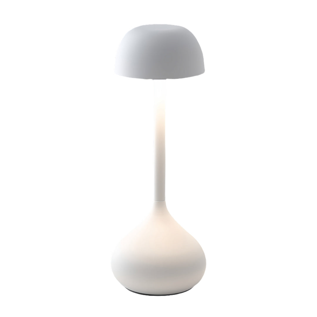 Rustic Metal Table Lamps Minimalist Gourd Shaped Rechargeable Lamp