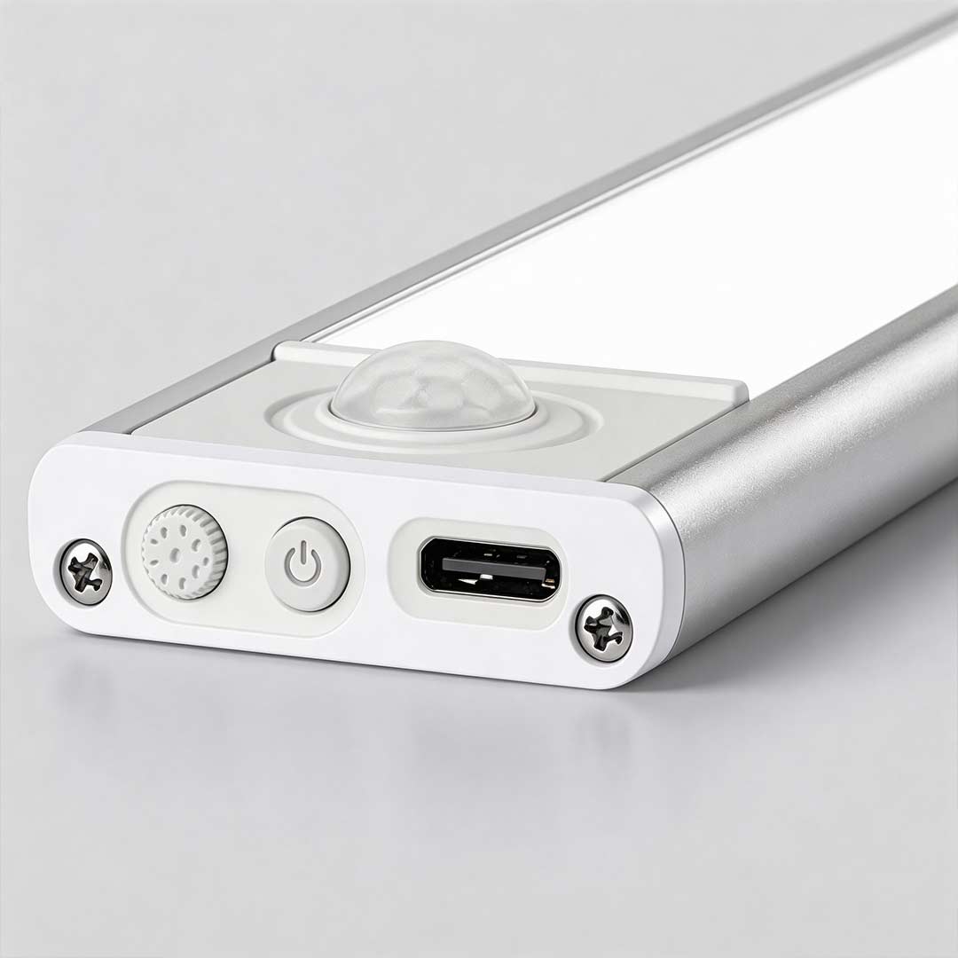 Rechargeable Battery Operated Wireless LED Under Cabinet Wall Light with Motion Sensor
