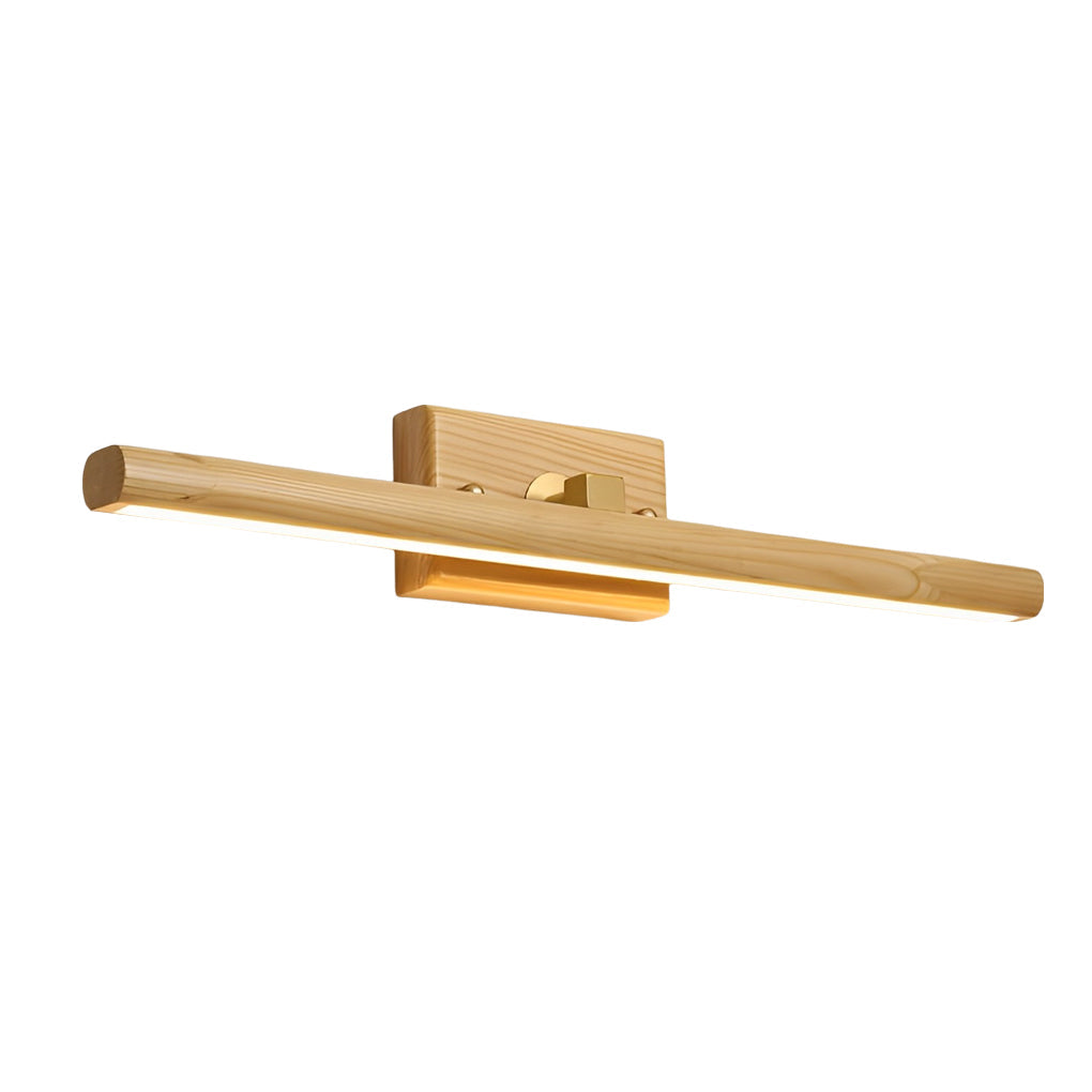 Wood Bathroom Vanity Light Japanese Rotatable LED Light