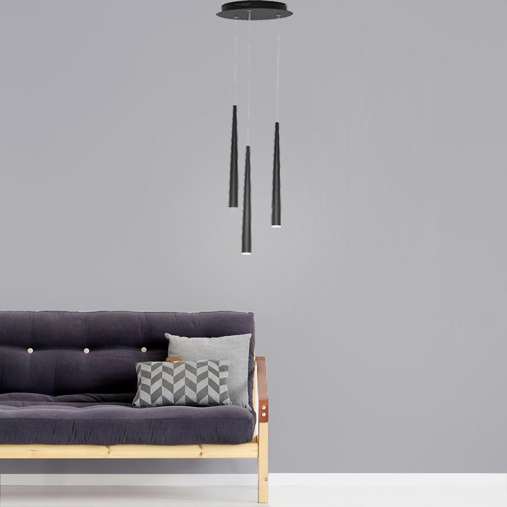 Chic Modern Metal Acrylic Rustic Chandeliers LED Ceiling Light