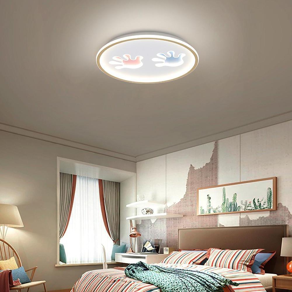 Round Hands Image LED Nordic Flush Mount Lighting Ceiling Lights
