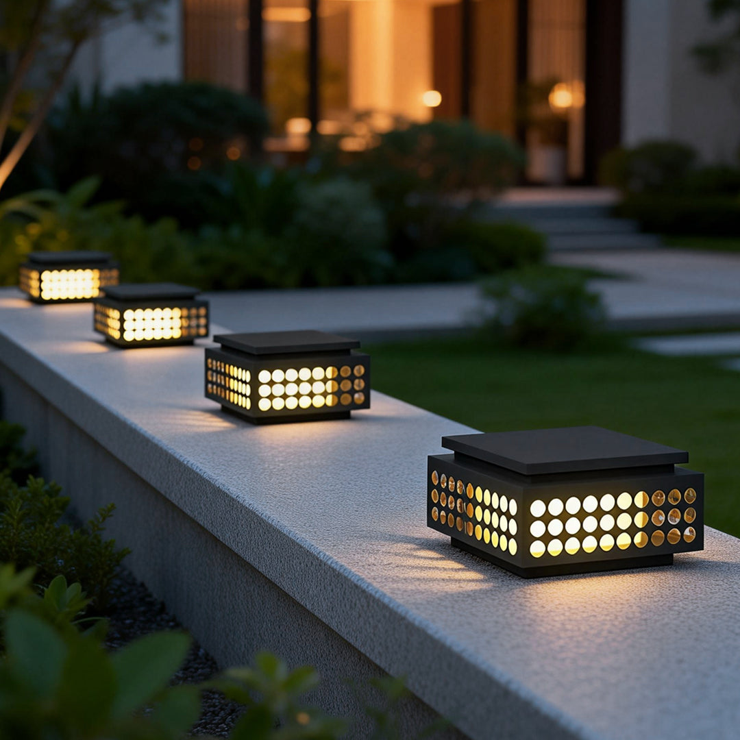 Zen Garden Light Vintage Filigree Pattern Landscape Light