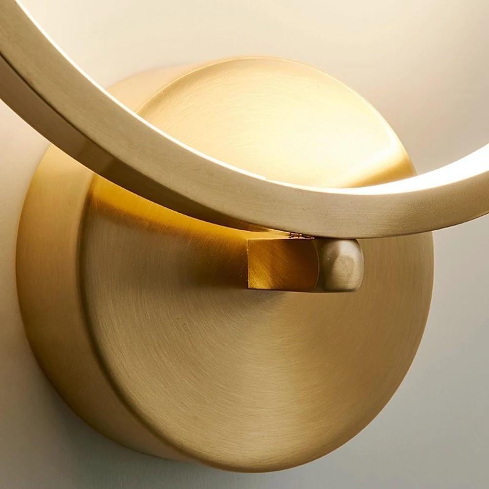 Three Light Flush Mount Ceiling Light LED Copper Modern Flush Mount Lighting
