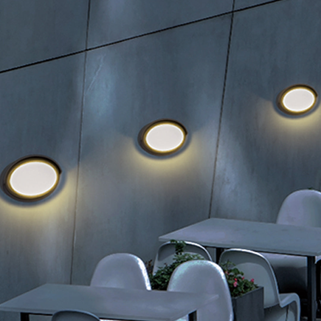 Outdoor Black Wall Lights Waterproof Minimalist Style