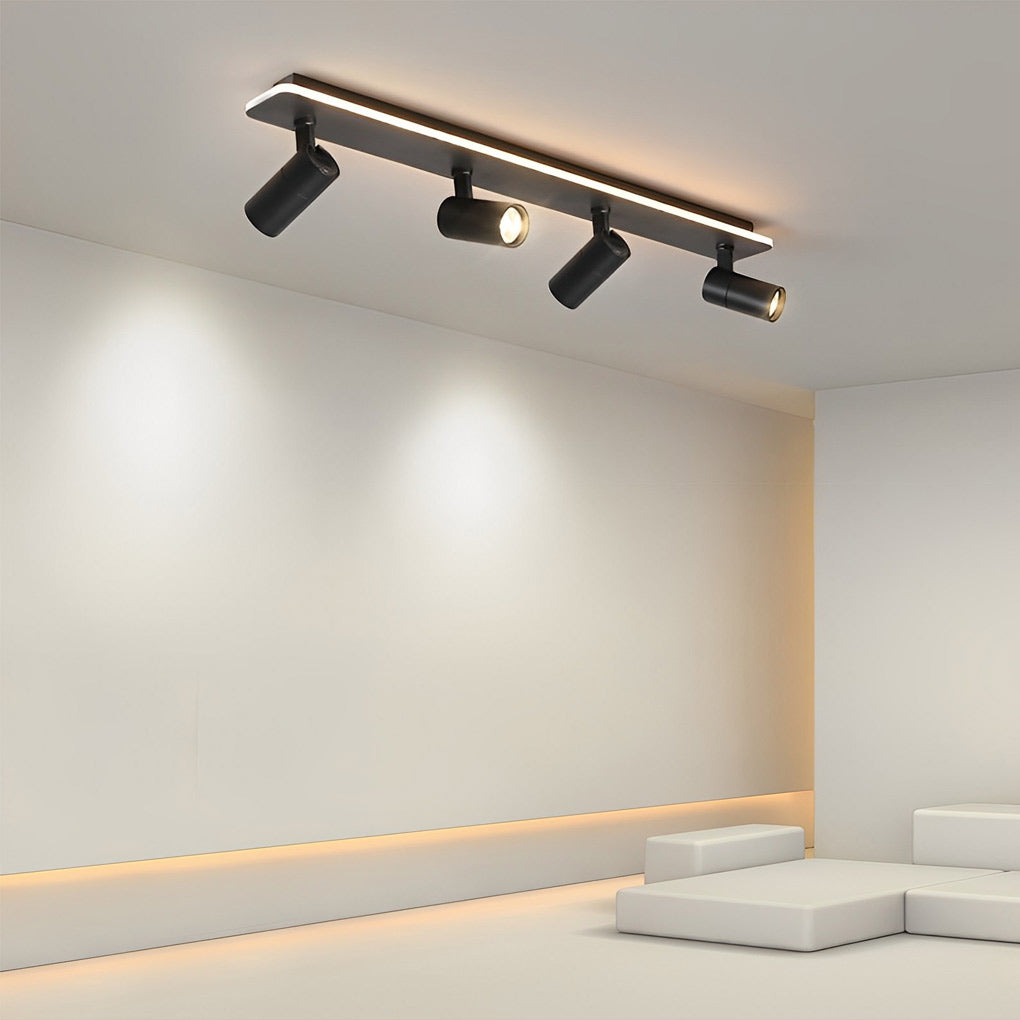 Spotlight Fixture Rectangular Recessed Adjustable Light