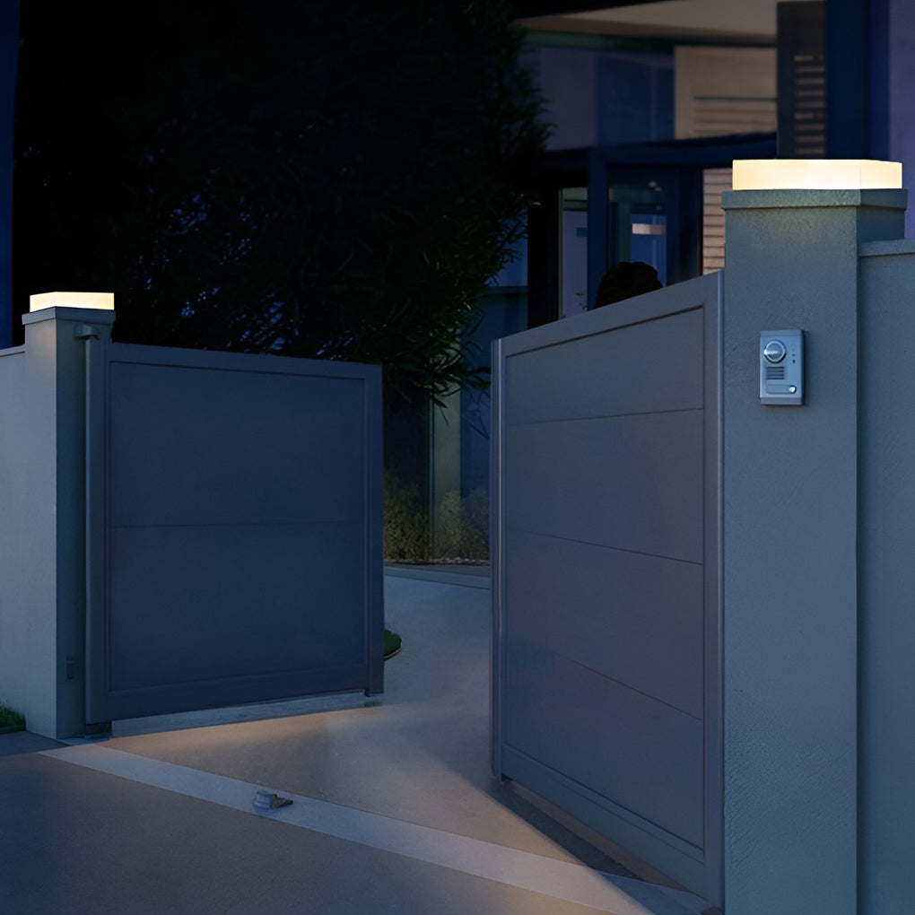 Seamless Solar Disk Lights Elegant LED Ground Lighting for Outdoor Landscapes