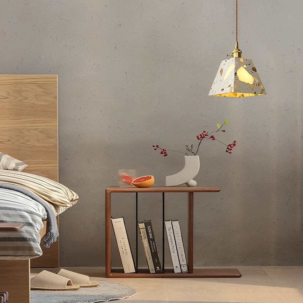 Retro Creative Terrazzo Concrete LED Nordic LED Chandelier