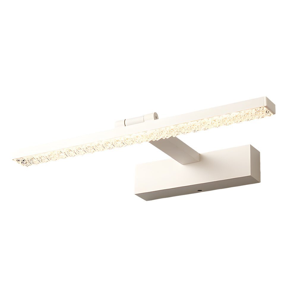 160° Adjustable LED Bathroom Vanity Light with Crystal-Inspired Acrylic