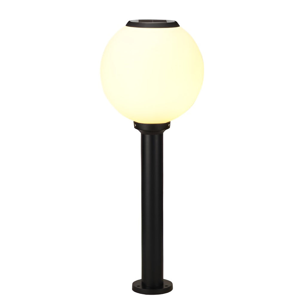 Adjustable Brightness LED Solar Pathway Lights Round Ball Design