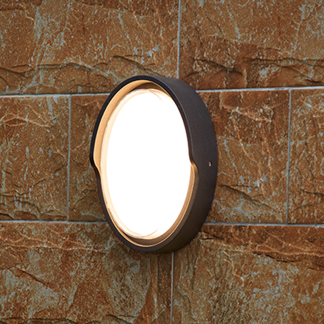 Outdoor Black Wall Lights Waterproof Minimalist Style