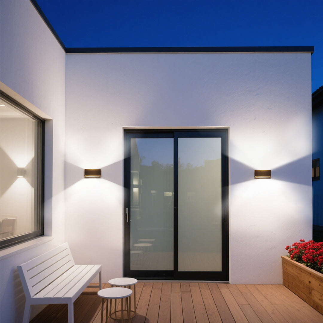 Outdoor Up And Down Wall Lights Minimalist Nordic Waterproof Wall Lighting