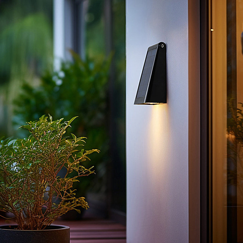 [Open-Box]90° Adjustable LED Waterproof Black Modern Solar Wall Lights