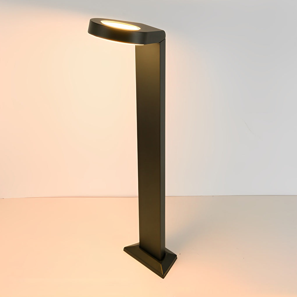 Minimalist LED Black Lawn Lamp Modern, Aluminum Outdoor Lighting