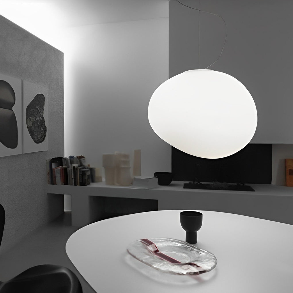 Creative PE Round Ball LED White Modern Pendant Light Hanging Lamp