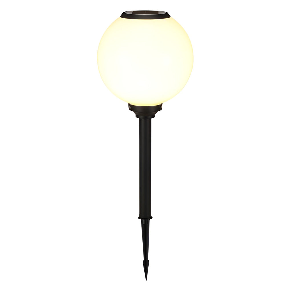 Adjustable Brightness LED Solar Pathway Lights Round Ball Design