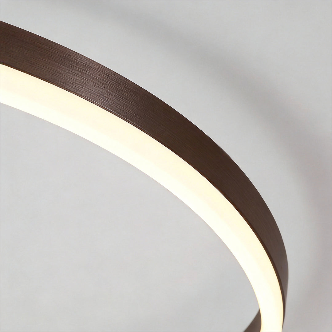 3 Ring LED Ceiling Light Minimalist Style Metal Light