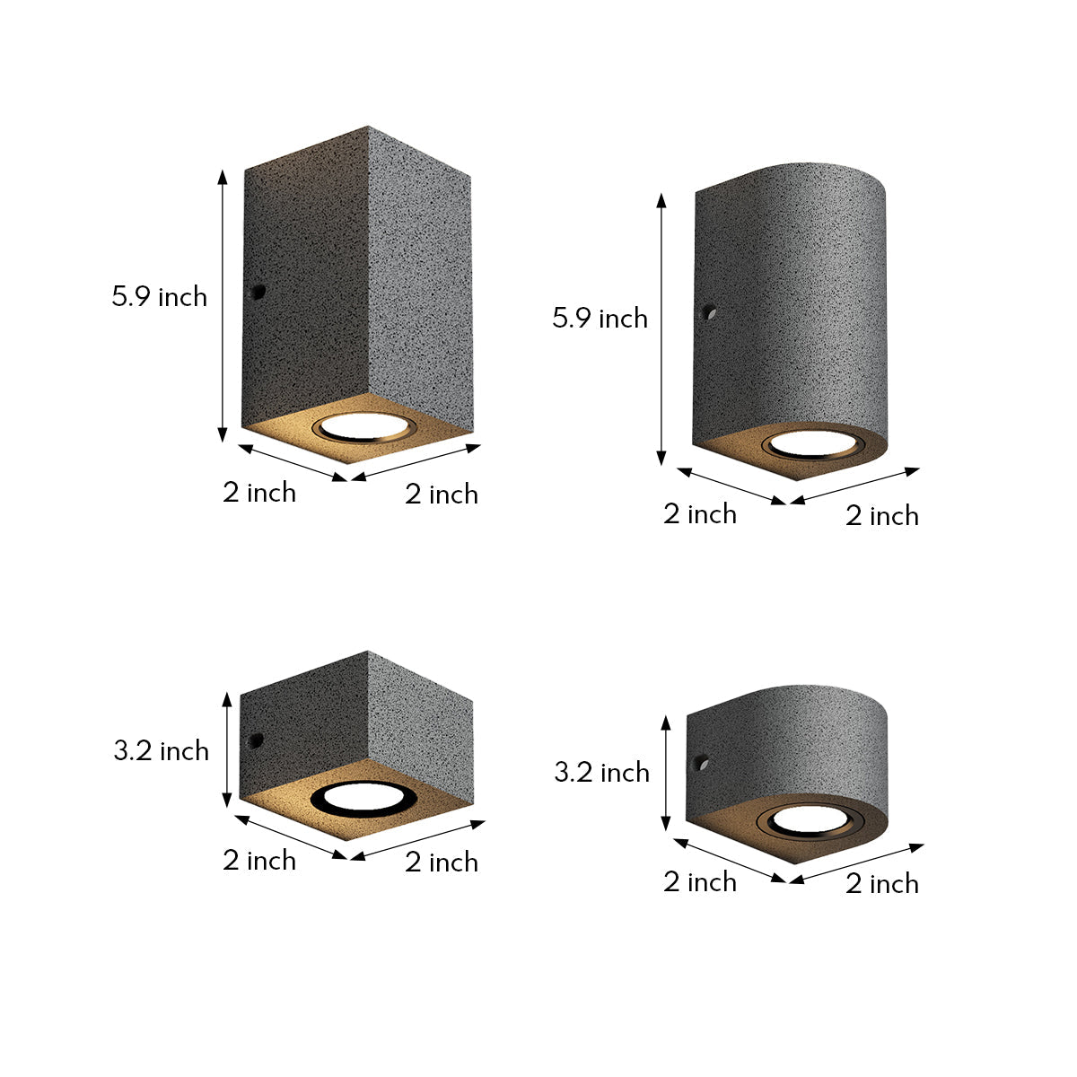 LED Waterproof Outdoor Up And Down Wall Lights