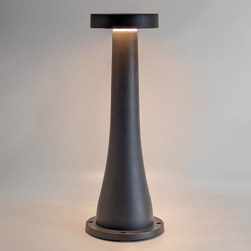 Waterproof Black Mushroom Outdoor Pathway Lights