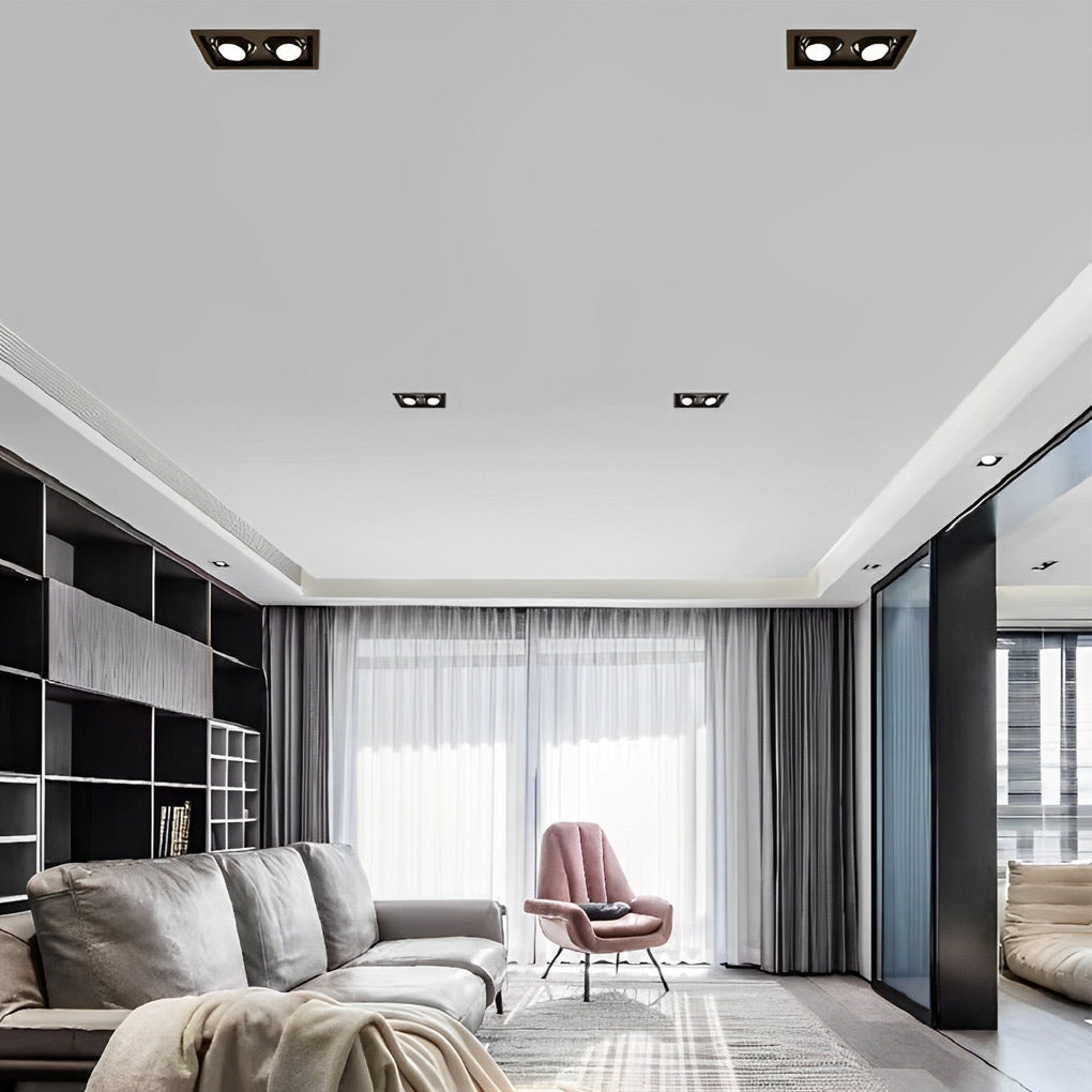Luxury Lighting Set: Chandelier, Linear Sconces & Recessed Lights