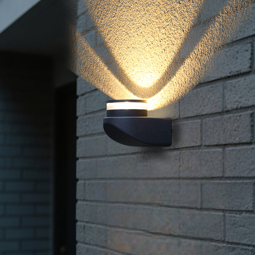 Modern Black Outdoor Wall Lights LED Waterproof