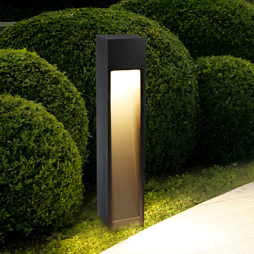 Industrial Rectangular LED Pathway Light 5W Waterproof Fixture with Open Slide Illumination