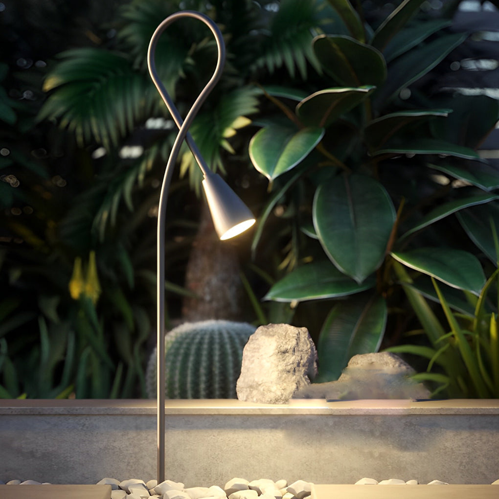 Arched Gooseneck Pathway Lights Waterproof LED COB Outdoor Lighting