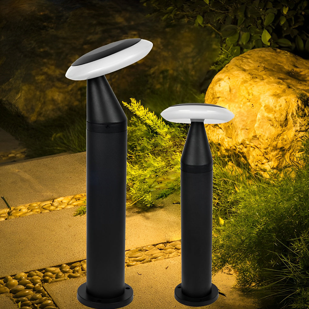 45° Angle Waterproof LED Lawn Lamps Mushroom-Shaped Modern Pathway Lights