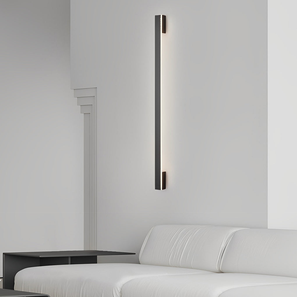Minimalist LED Linear Lights Three Step Dimming Copper Modern Wall Lamp