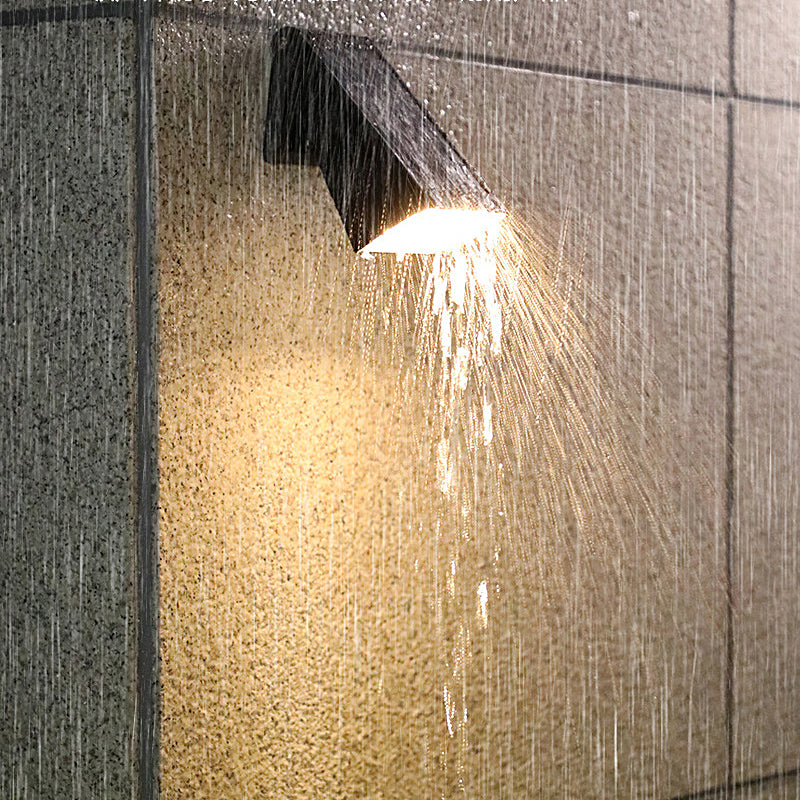 [Open-Box]90° Adjustable LED Waterproof Black Modern Solar Wall Lights