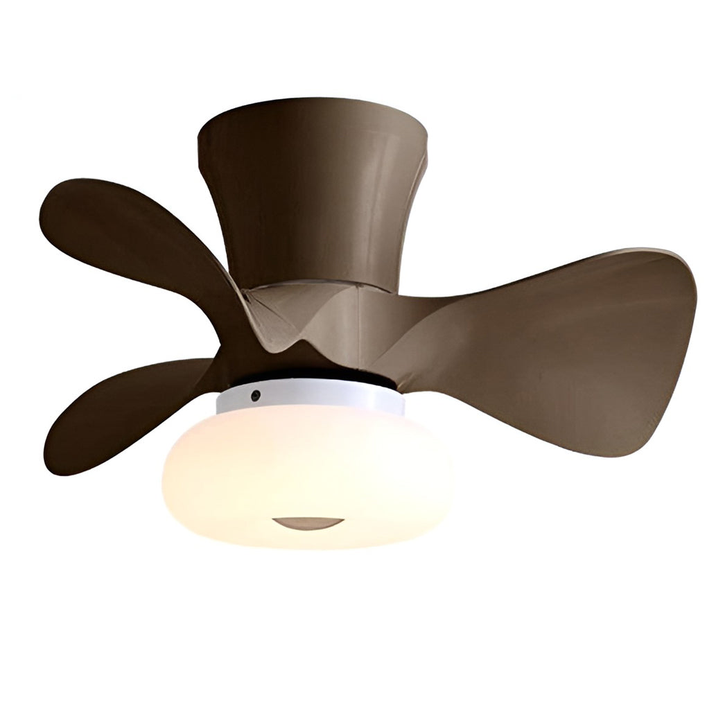 Macaron Ceiling Fan with Light Modern Decoration LED Light