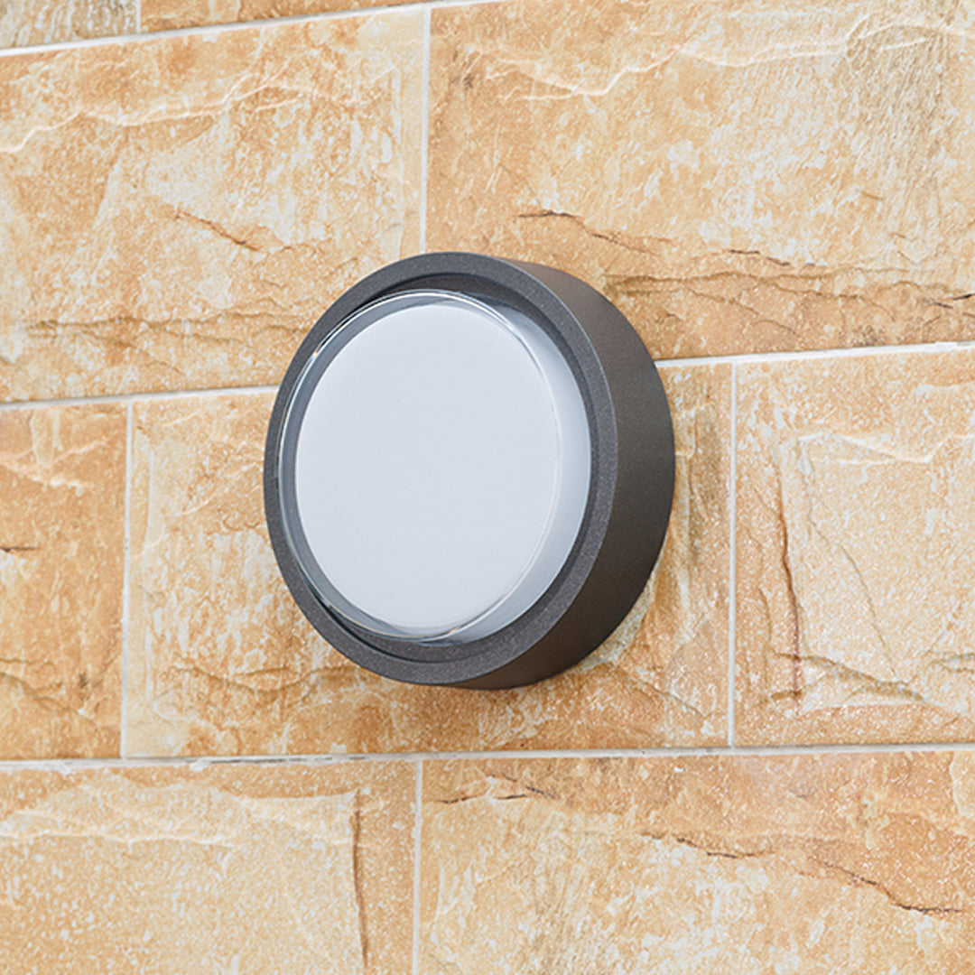 Outdoor Black Wall Lights Waterproof Minimalist Style