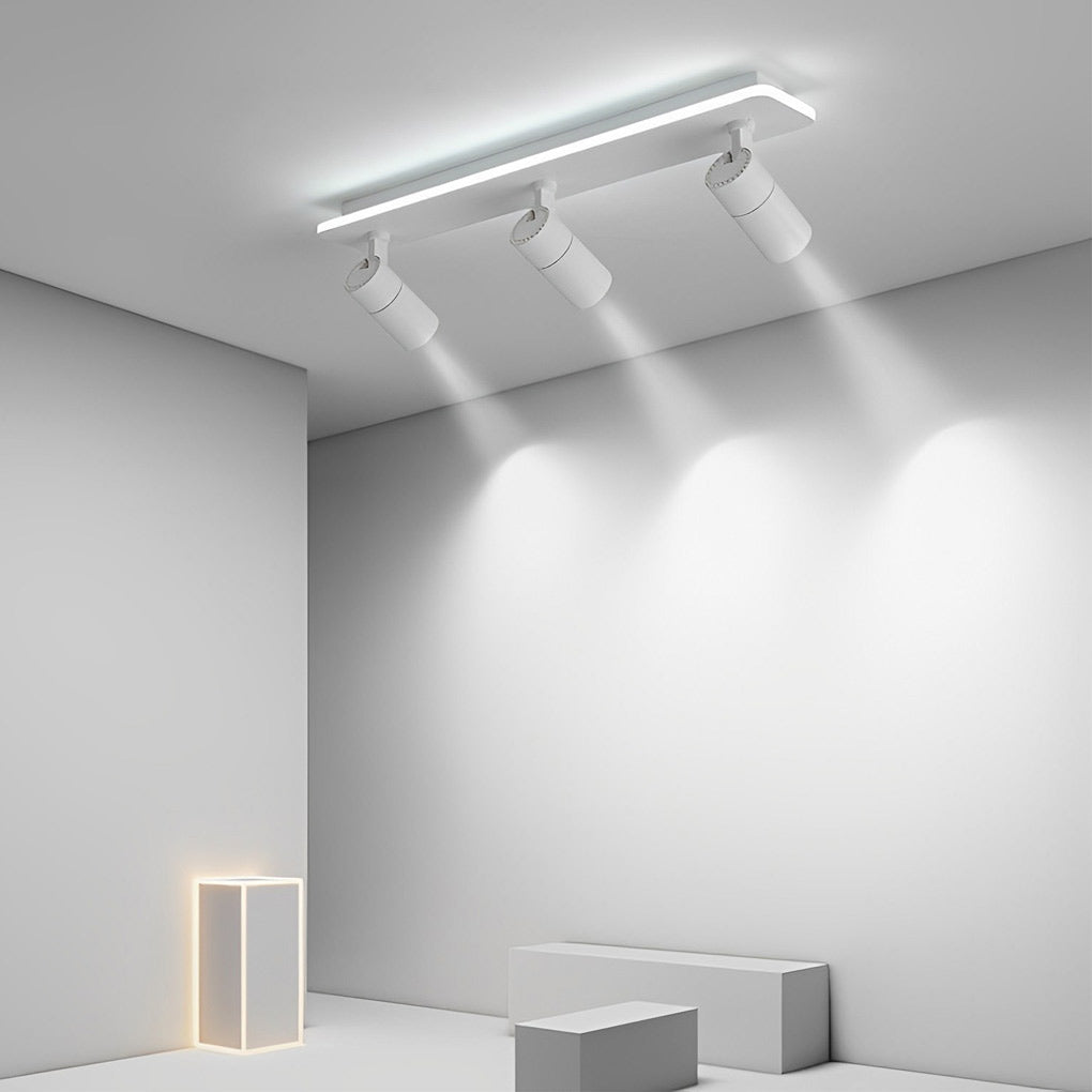Spotlight Fixture Rectangular Recessed Adjustable Light