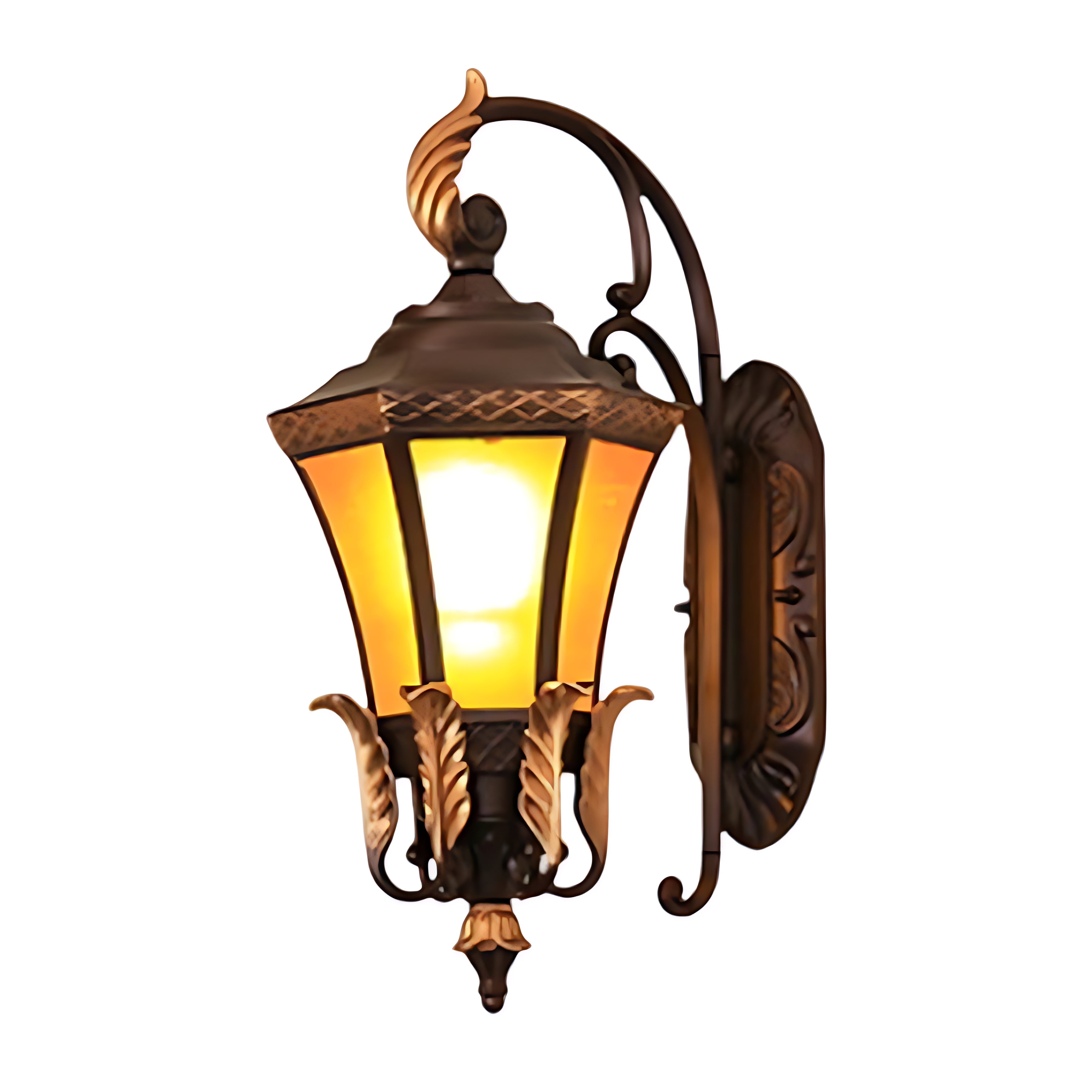 Copper Wall Sconce Outdoor European-Style Waterproof Lighting
