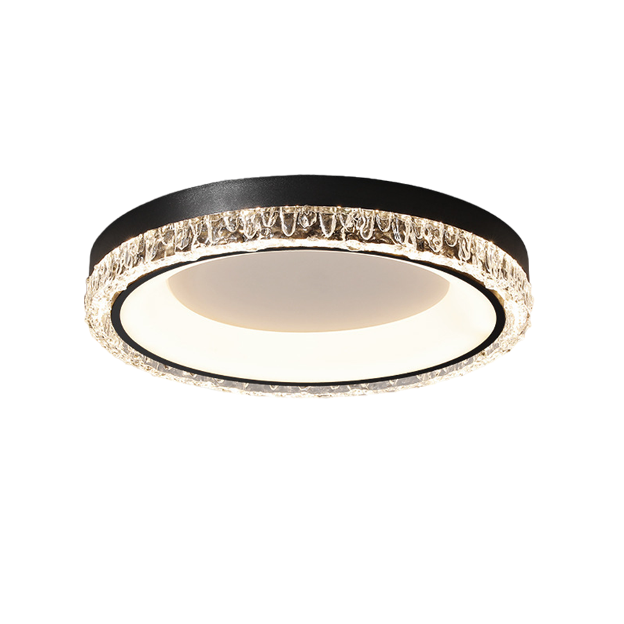 White Flush Mount Ceiling Light Italian Round Minimalist Lamp