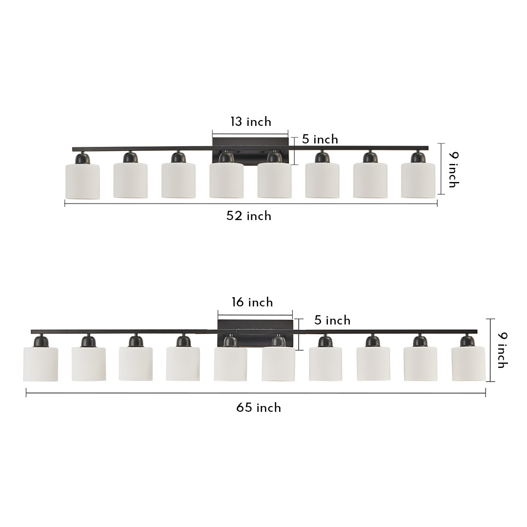 Modern Bathroom Vanity Lights Minimalist Glass Mirror Light