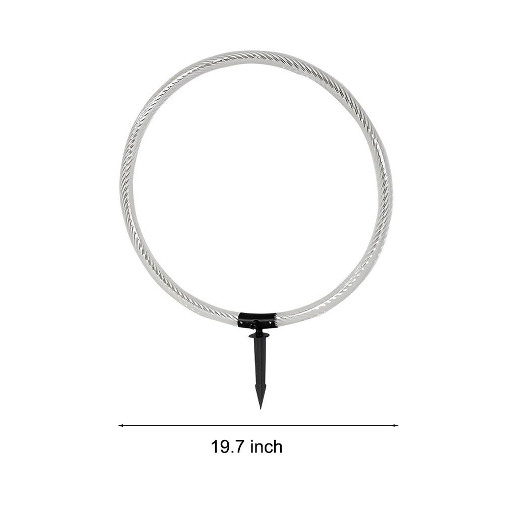 Sleek Ring LED Lawn Lamp Modern Waterproof Landscape Lighting