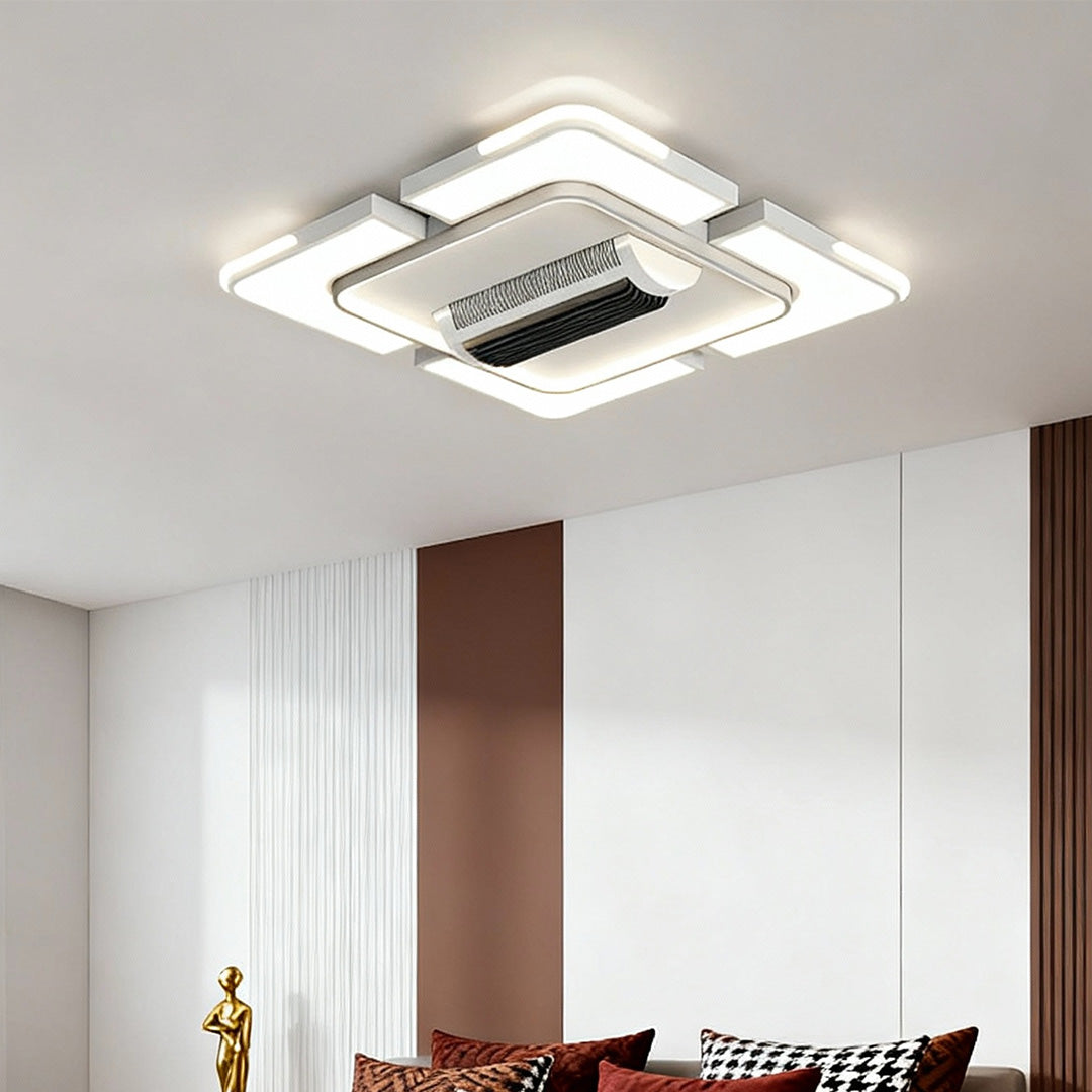 Bladeless Ceiling Fans With Light wide-spectrum LED Fan Lamp