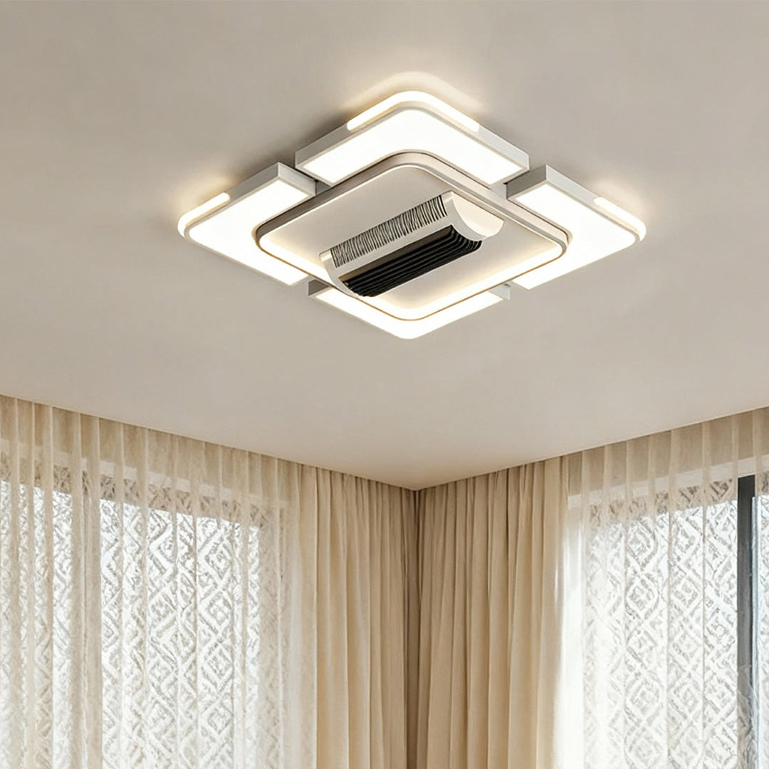 Bladeless Ceiling Fans With Light wide-spectrum LED Fan Lamp