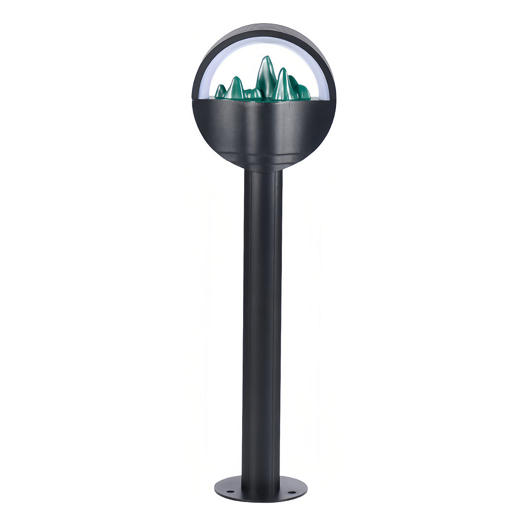 Modern Pathway Lights Frosted Globe Garden Waterproof Light