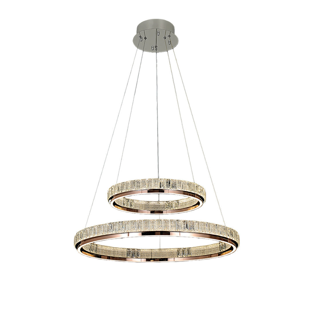 Luxury Lighting Set: Chandelier, Linear Sconces & Recessed Lights