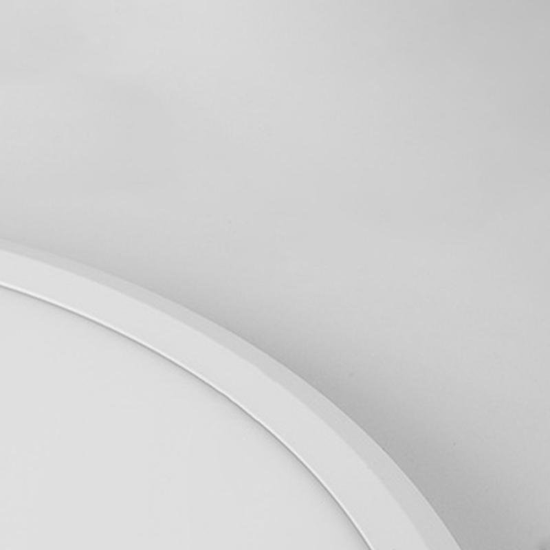 Minimalist Black Circle Industrial Flush Mount Ceiling Lights