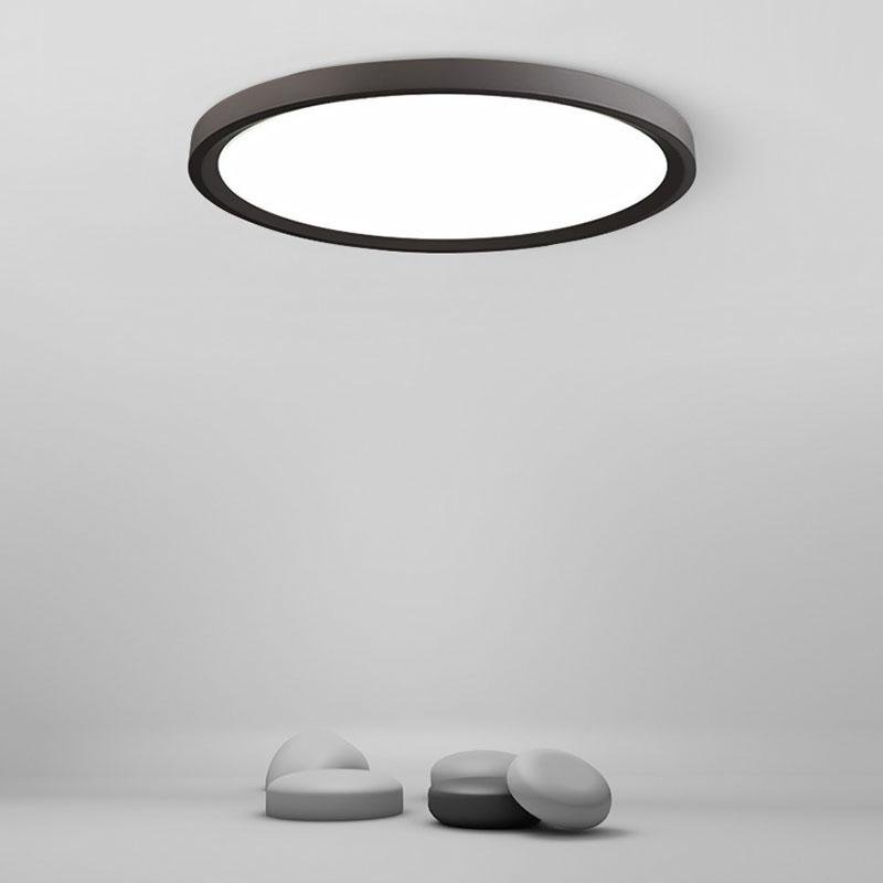 Black/White Nordic Industrial Flush Mount Ceiling Lights