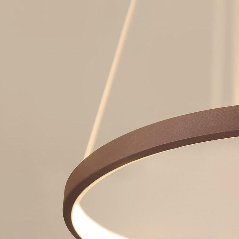 Circle Linear Modern Chandelier Ceiling Lights
