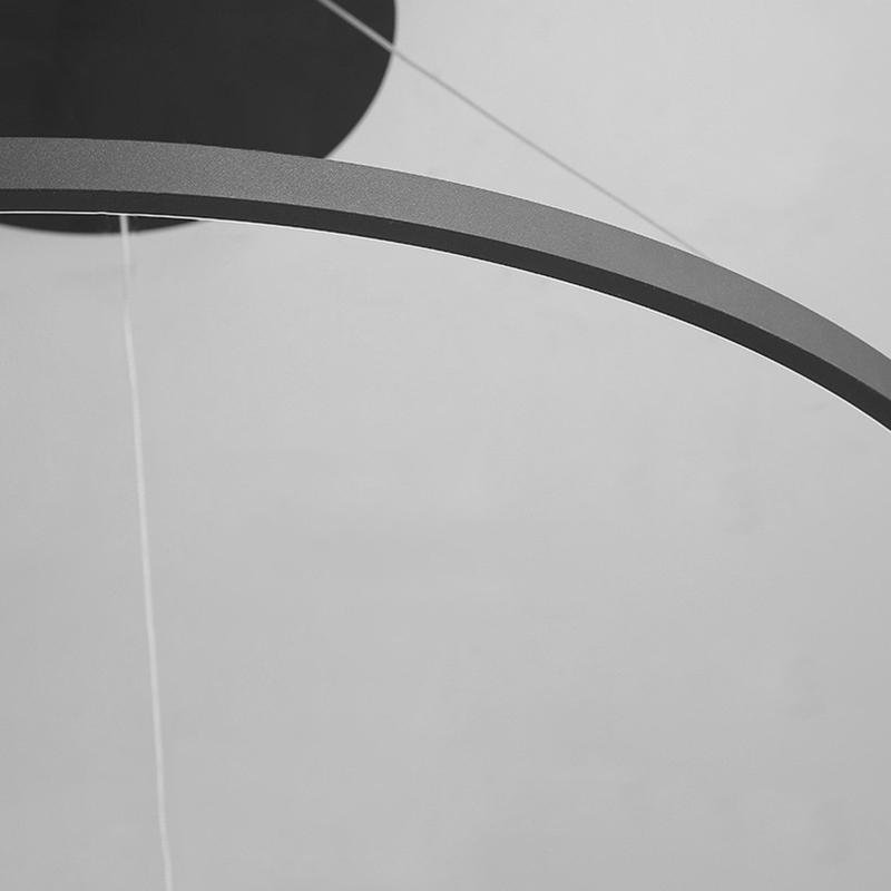 Circle Linear Modern Chandelier Ceiling Lights